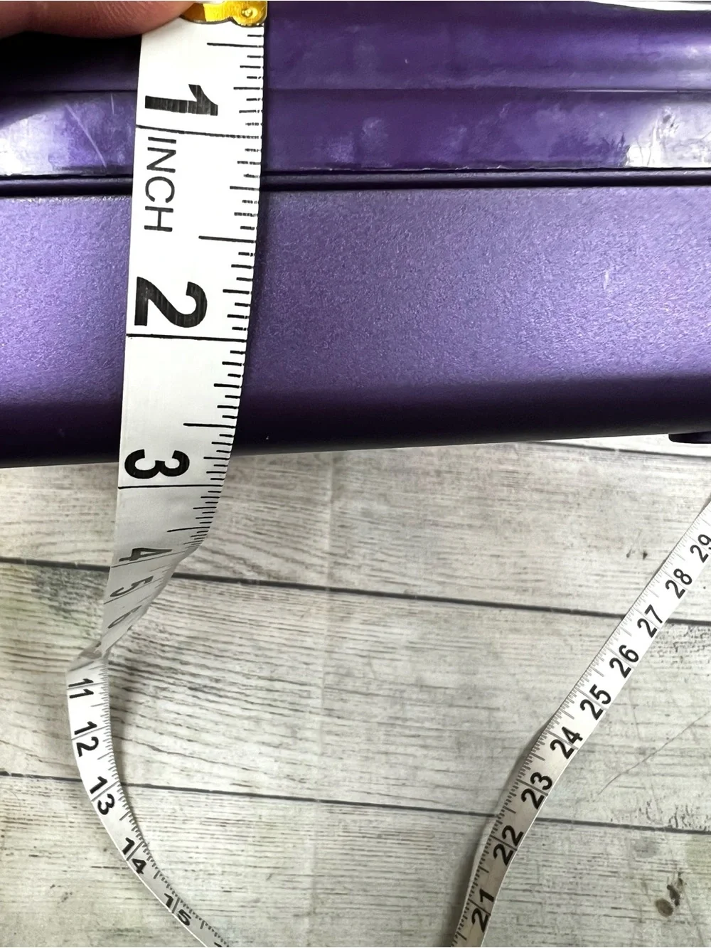 Vintage Large Spacemaker Pencil Pen Box Purple Plastic Storage Case 90s USA